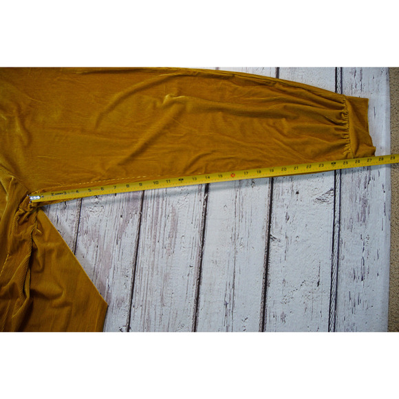 Golden Ribbed Jogger Pants UnBranded Size XL New without Tags - Picture 7 of 11